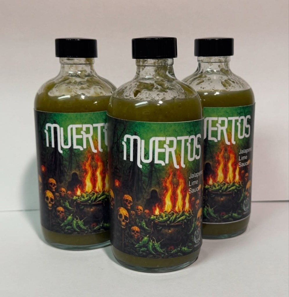3 Bottles of 8oz Muertos Hot Sauce