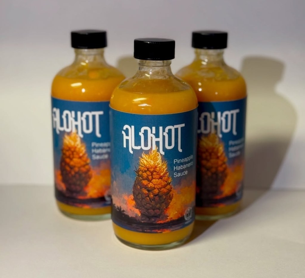 3 Bottles of 8oz Alohot Hot sauce